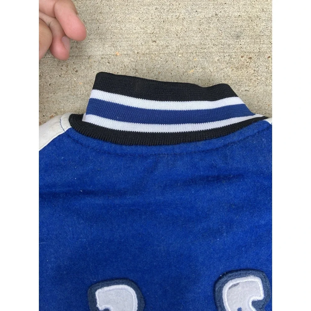 Vintage Indianapolis Colts Reebok Wool Varsity Coat Jacket  Team NFL Boys 8-10